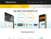 Tablet Screenshot of djangocoders.com